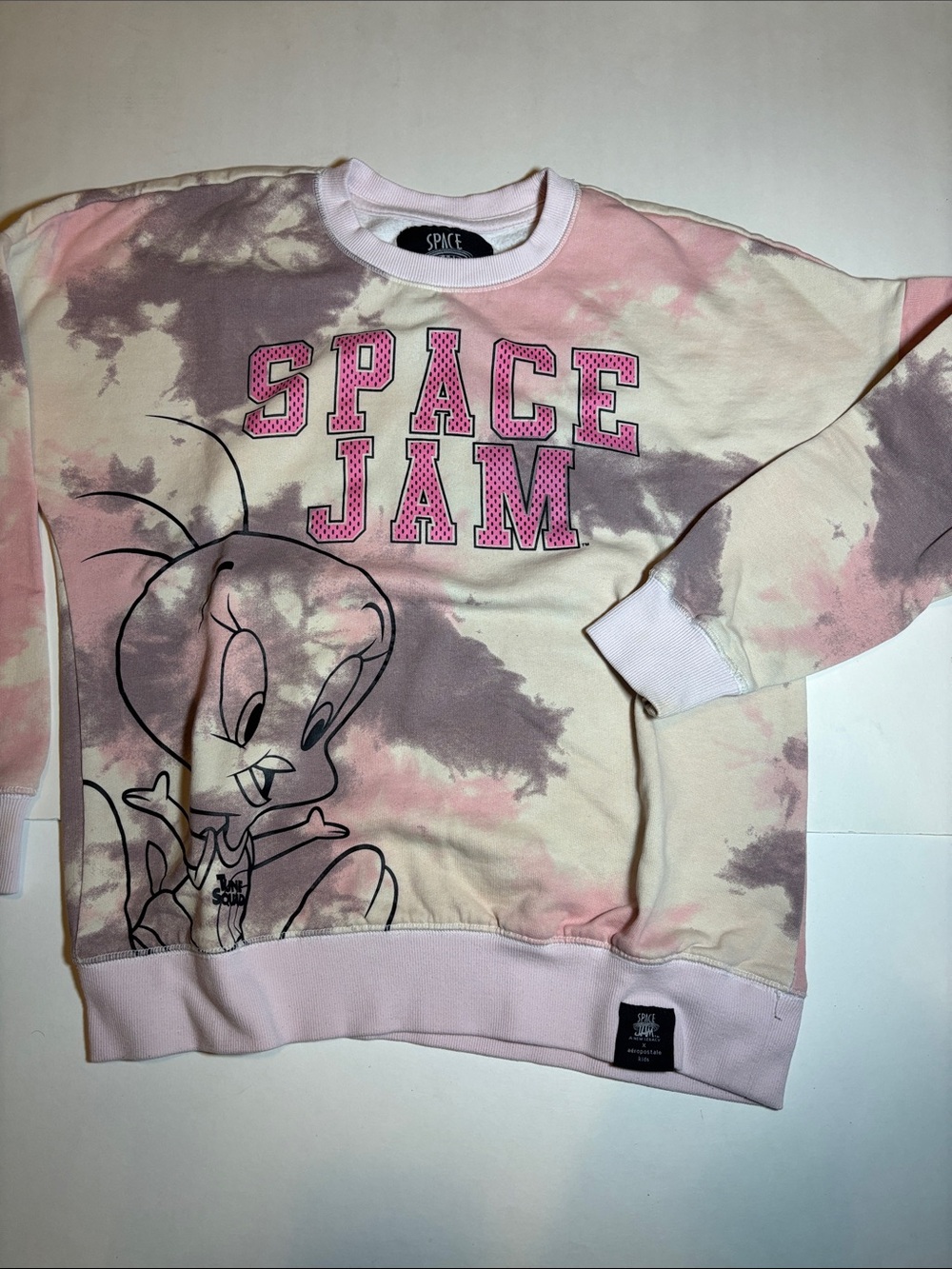 Aeropostale Space Jam Tie-Dye Sweatshirt